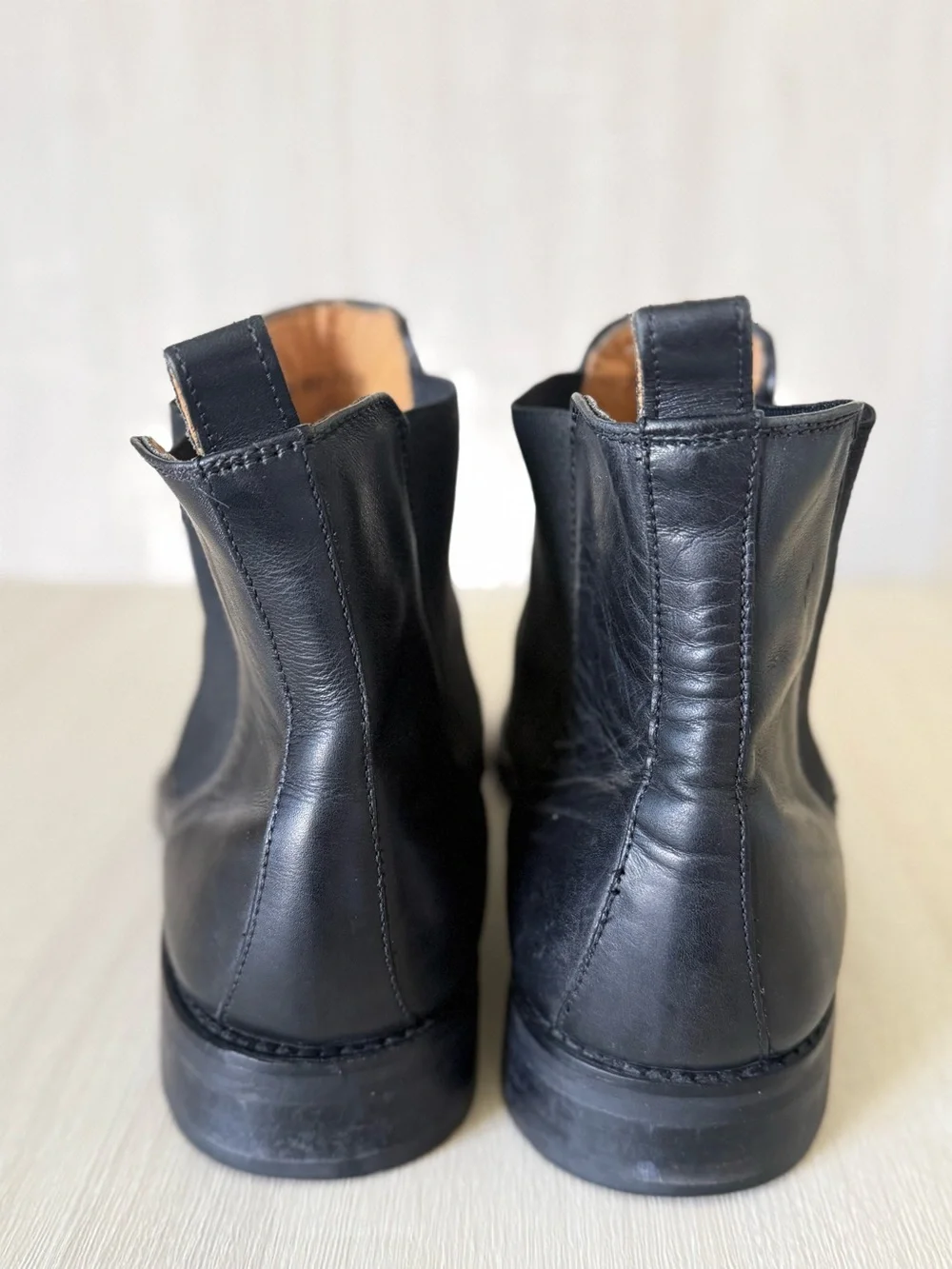 To Boot New York Men’s Black Leather Chelsea Boots Size 10.5 Made in Italy